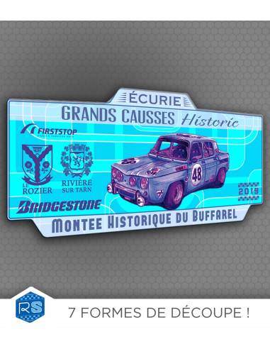 Plaque de rallye pour rassemblement...