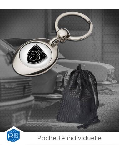 porte-clés métal - jeton de caddy