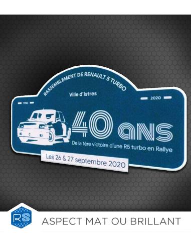 "SPEEDSTER" - La Plaque Rallye...